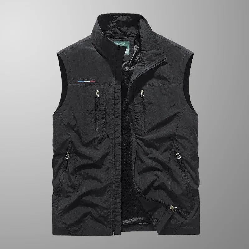 Connor – Lightweight Cargo Vest Featuring Multiple Pockets for Breathability