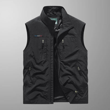 Connor – Lightweight Cargo Vest Featuring Multiple Pockets for Breathability