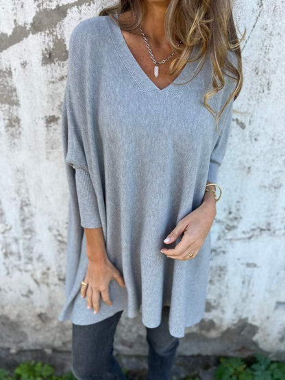 Zara | Relaxed Fit V-Neck Sweater